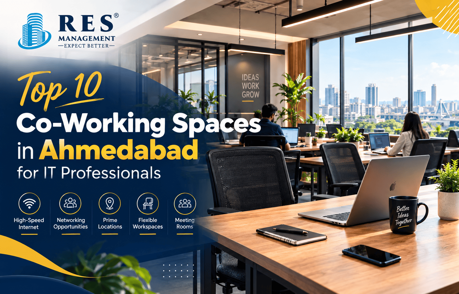 Top 10 Co-Working Spaces in Ahmedabad for IT Professionals