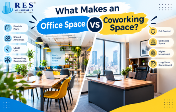 What Makes an Office Space Different from a Coworking Space?