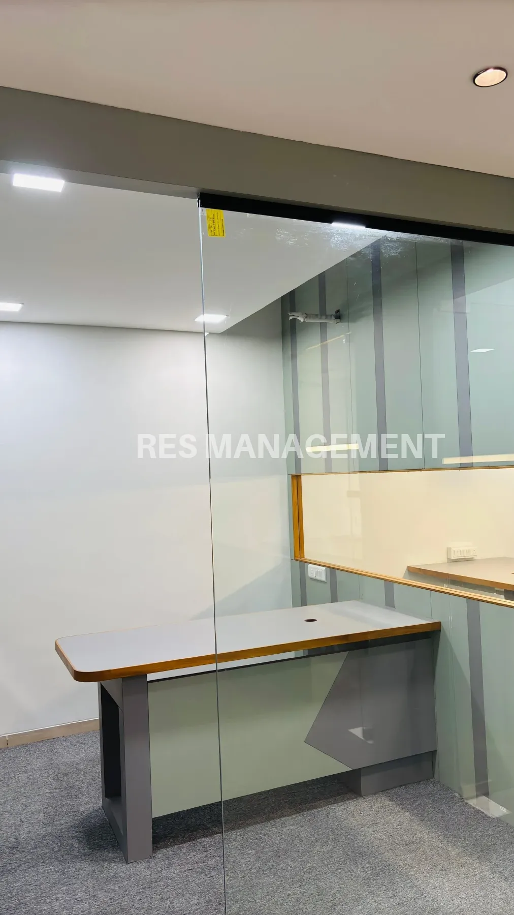 Fully Furnished office for Rent Ambali Road 2 cabin 1 conference  15 seating