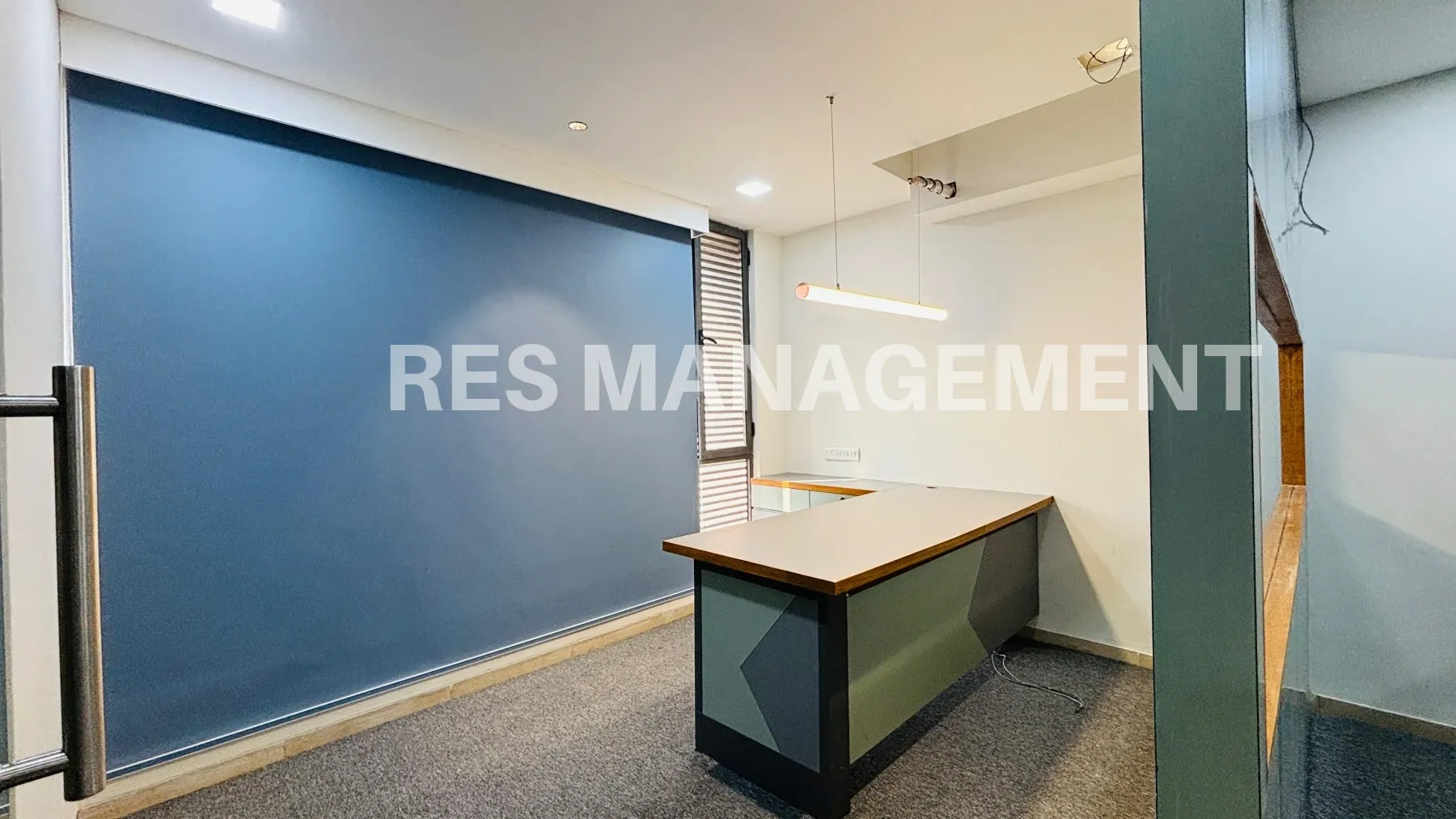 Fully Furnished office for Rent Ambali Road 2 cabin 1 conference  15 seating