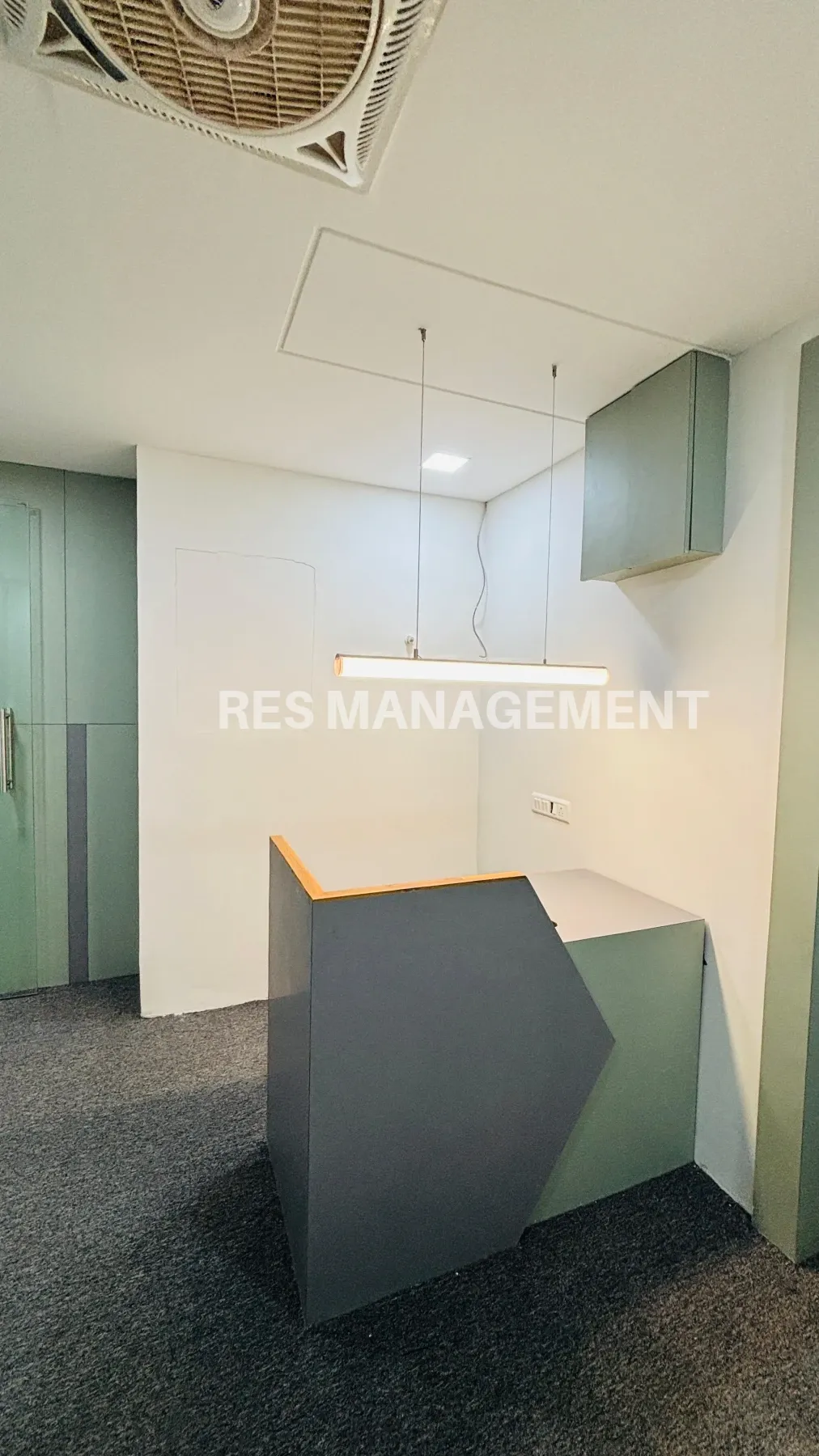 Fully Furnished office for Rent Ambali Road 2 cabin 1 conference  15 seating