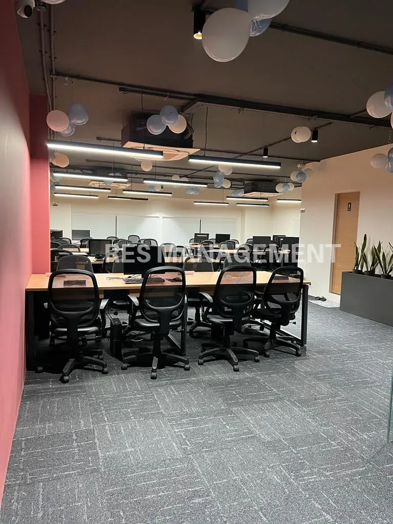 Fully Furnished office for Rent Vastrapur 5 cabin 1 conference 90 seating