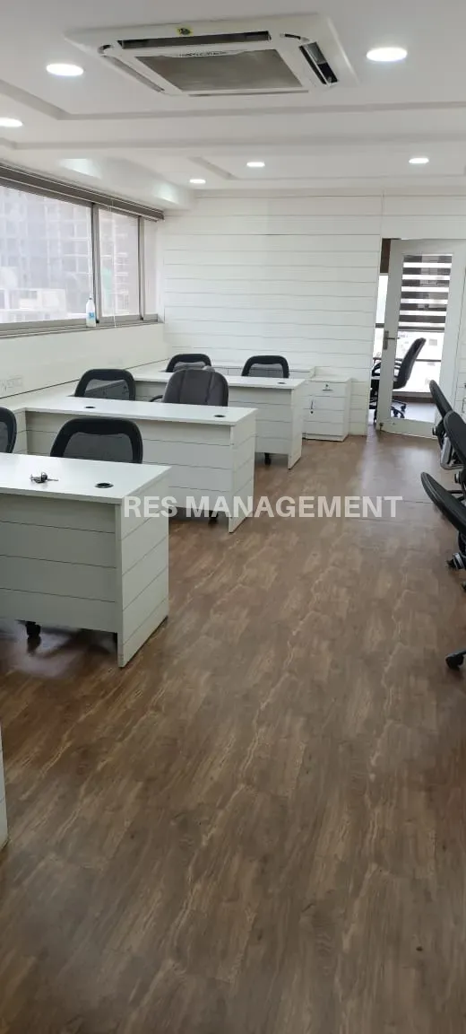 Fully Furnished office for Rent ambli 1 cabin 7 seating