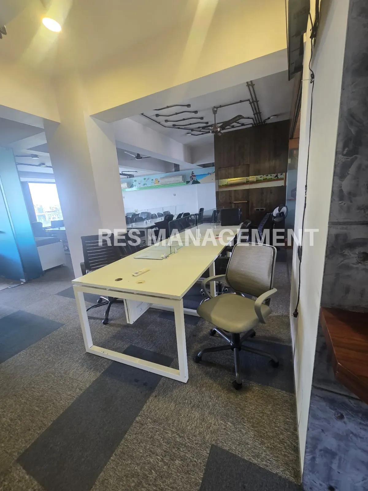 Fully Furnished office for Rent Vastrapur 1 cabin CONFERENCE 42  seating