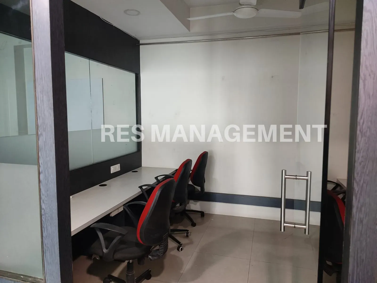 Fully Furnished office for Rent prahladnagar 3 cabin 1 conference 50  seating