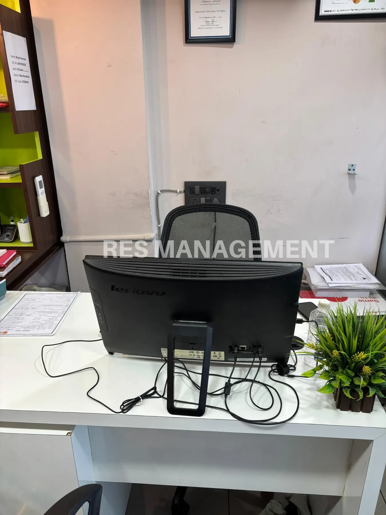 Fully Furnished office for Rent Satellite 1 cabin 1 conference 3 seating