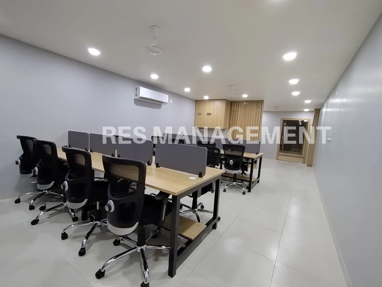 Fully Furnished office for Rent Shyamal Cross Road 1 cabin 16 seating