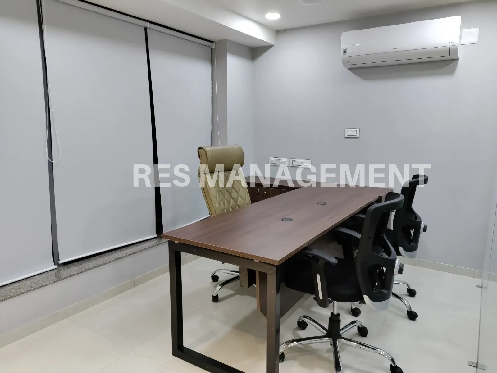 Fully Furnished office for Rent Shyamal Cross Road 1 cabin 16 seating