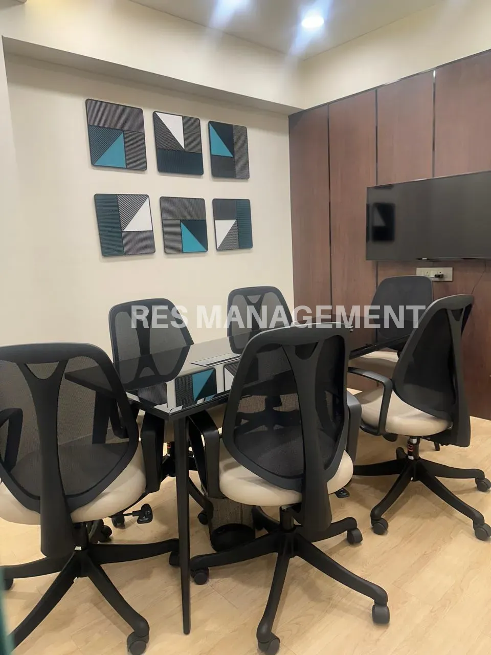 Fully Furnished office for Rent Sankalp iconic tower iscon ambli road 2 cabin 1 conference 