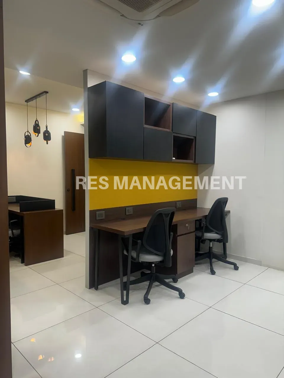 Fully Furnished office for Rent Sankalp iconic tower iscon ambli road 2 cabin 1 conference 