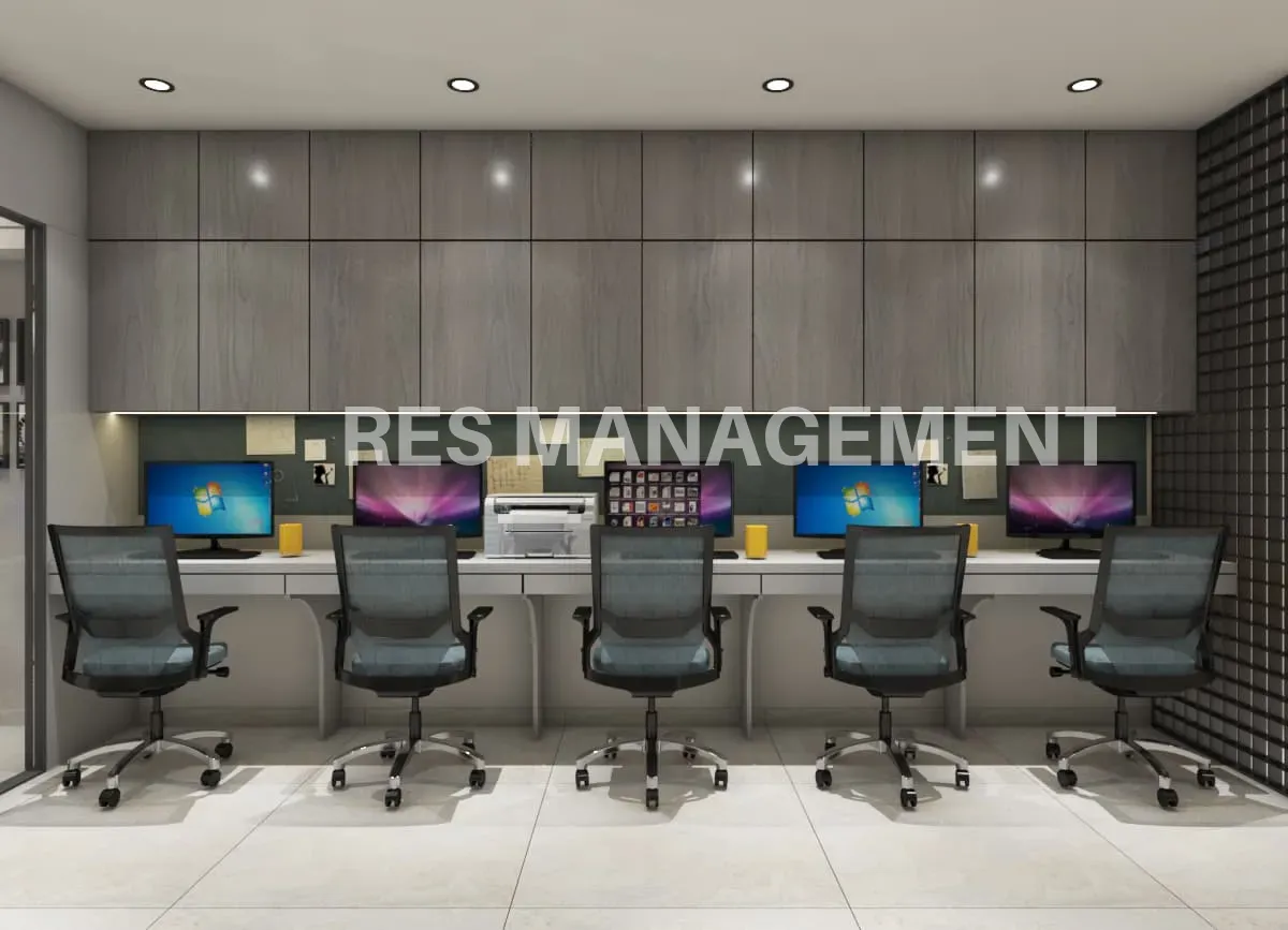 Fully Furnished office for Rent Shyamal Cross Road 2 cabin 8 seating