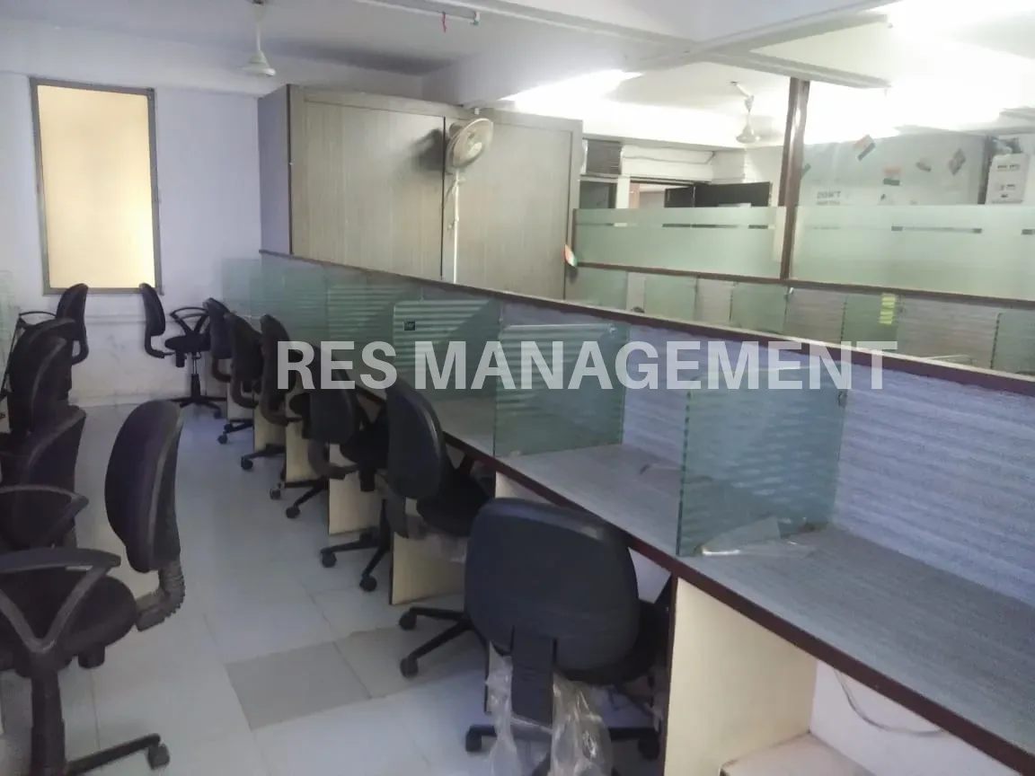 Fully Furnished office for Rent Prahladnagar 2 cabin 38 seating