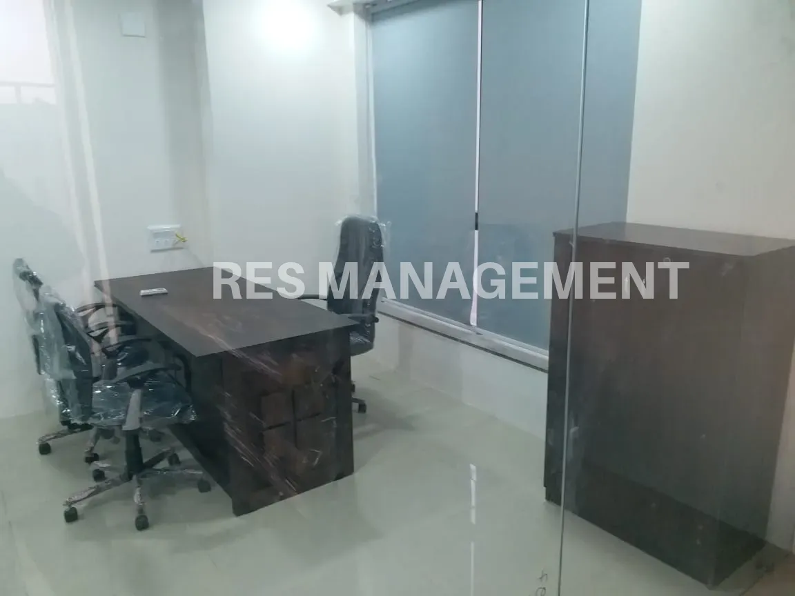 Fully Furnished office for Rent Prahladnagar 2 cabin 6 seating