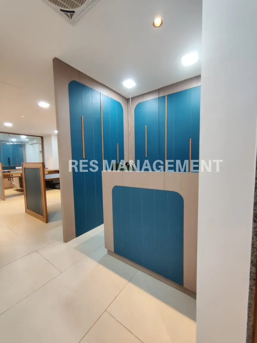 Fully Furnished office for Rent Bodakdev1 cabin Conference 12  seating