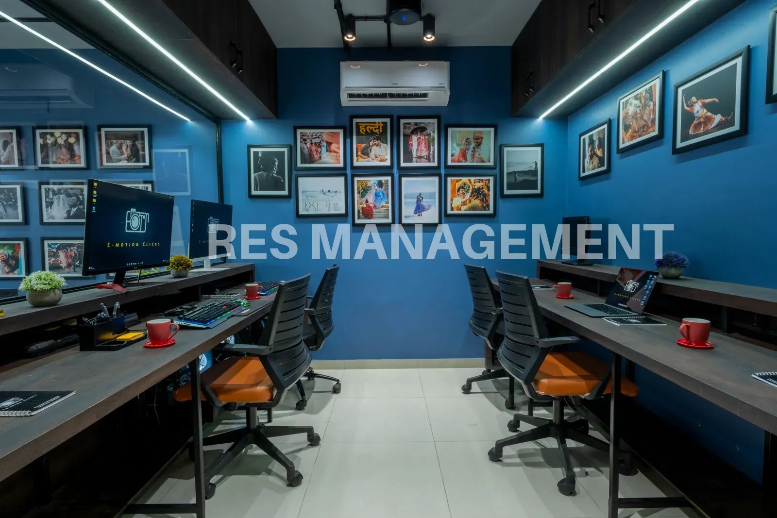 Fully Furnished office for Rent in Shyamal 1 cabin 8 seating