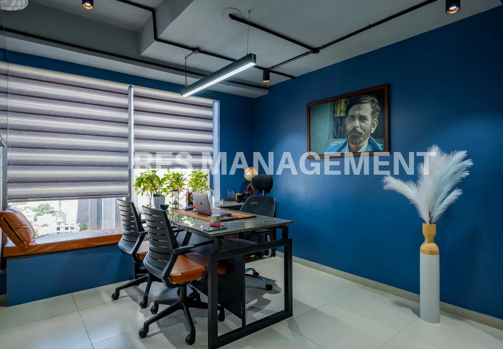 Fully Furnished office for Rent in Shyamal 1 cabin 8 seating