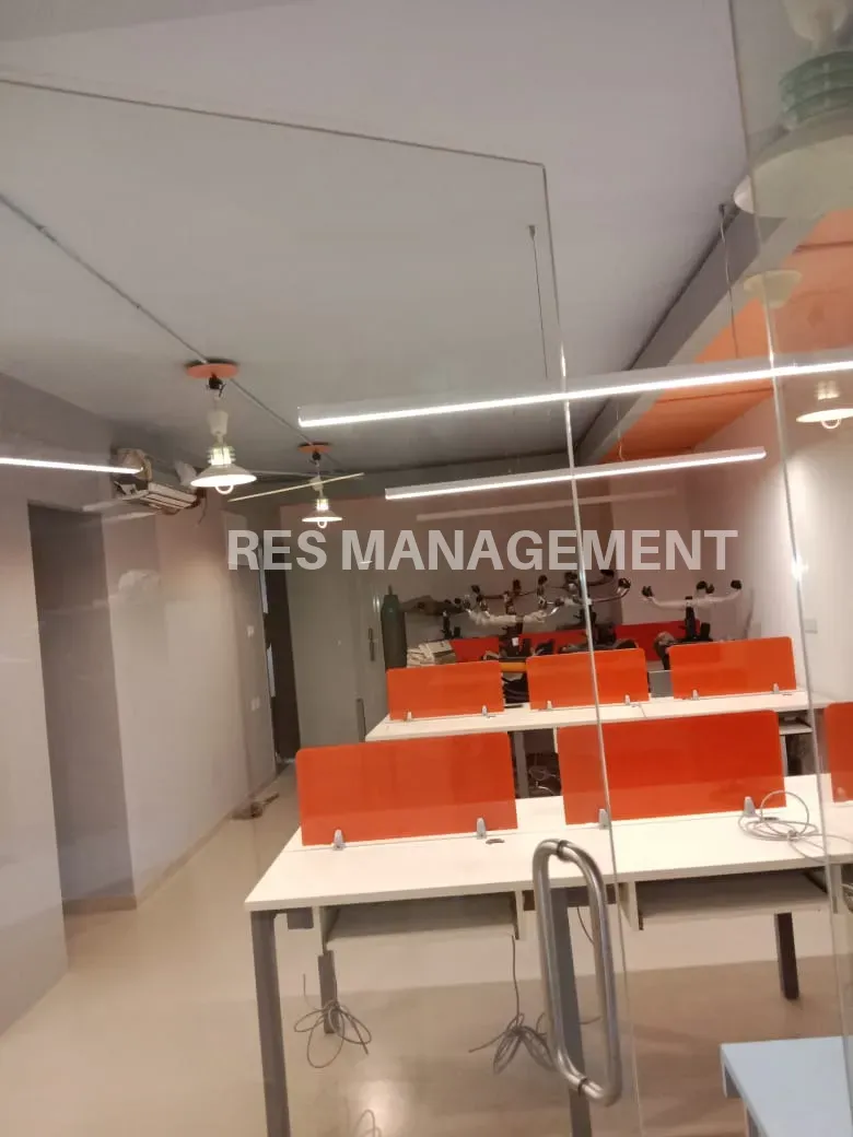 Fully Furnished office for Rent SG Highway 1 cabin conference 22 seating Shivalik Shilp