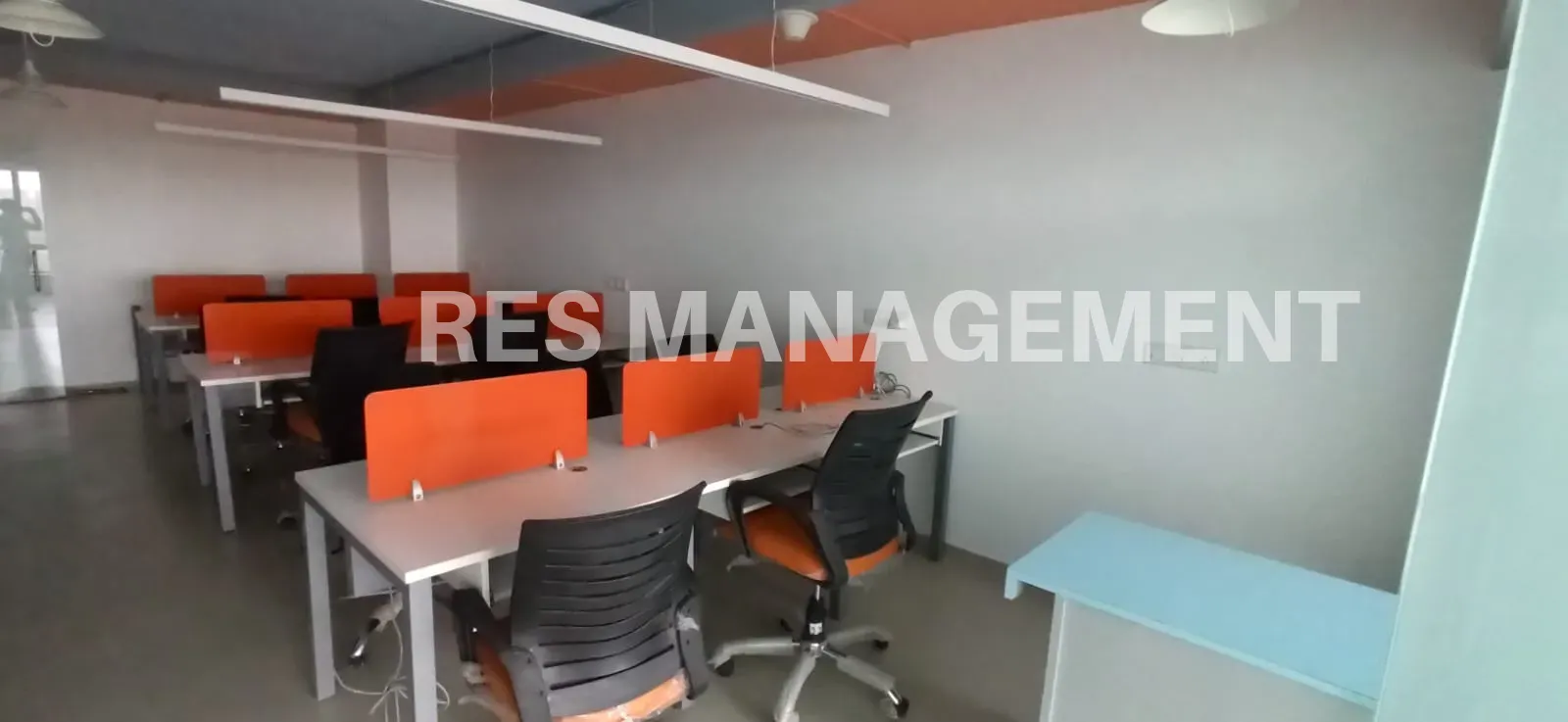 Fully Furnished office for Rent SG Highway 1 cabin conference 22 seating Shivalik Shilp