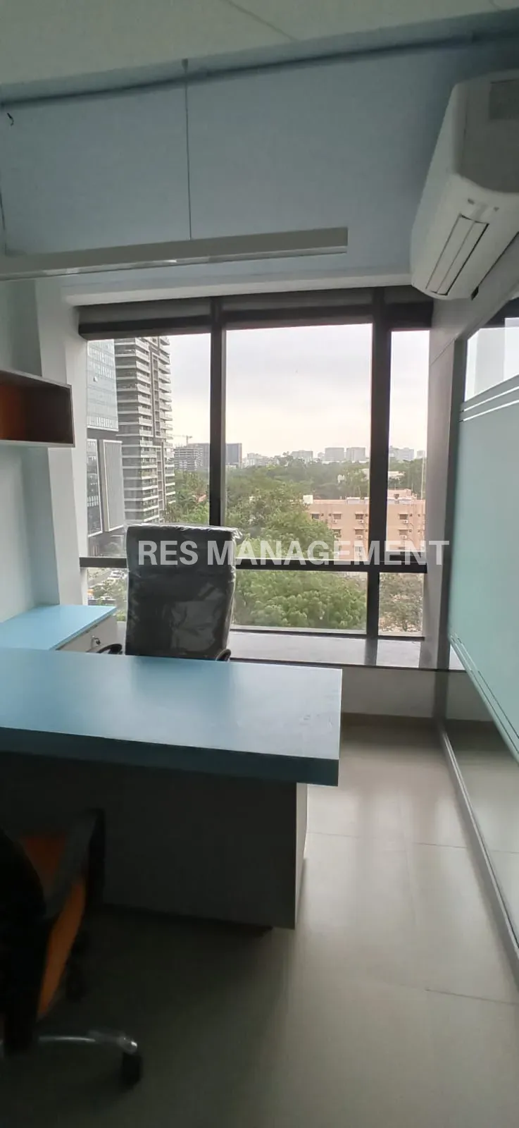 Fully Furnished office for Rent SG Highway 1 cabin conference 22 seating Shivalik Shilp