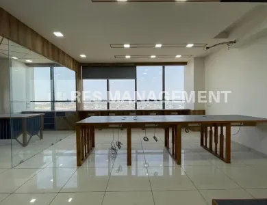 Fully Furnished office for Rent Sg Highway 803sq.ft. 1 cabin 1 conference 6 seating