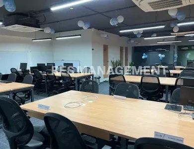 Fully Furnished office for Rent Vastrapur 5 cabin 1 conference 90 seating