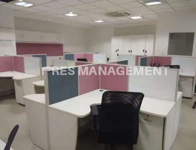Fully Furnished office for Rent sg highway prahladnagar  2 cabin conference 25 seating