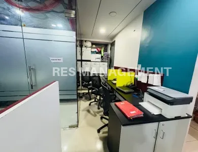 Fully Furnished office for Rent vastrapur 1 cabin 22 seating
