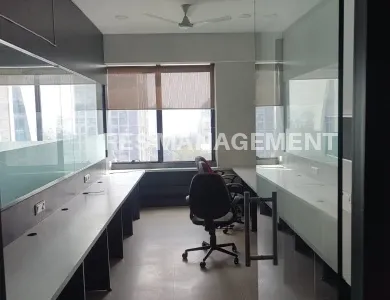 Fully Furnished office for Rent prahladnagar 3 cabin 1 conference 50  seating