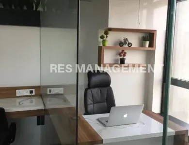 Fully Furnished office for Rent prahlad nagar  Corporate road 1 cabin 18 seating
