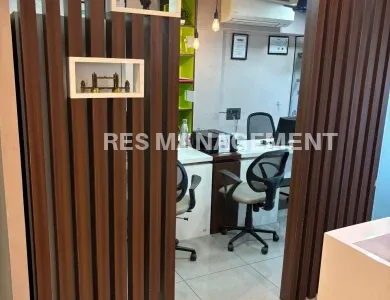 Fully Furnished office for Rent Satellite 1 cabin 1 conference 3 seating