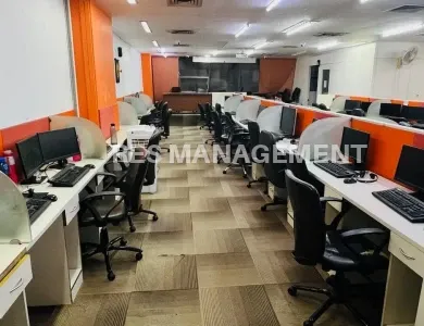 Fully furnished office for rent in Prahladnagar 1 cabin conference 65 work station 