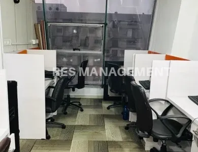 Fully furnished office for rent in Prahladnagar 1 cabin conference 65 work station 