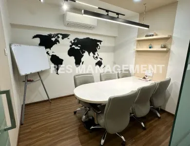 Fully Furnished office for Rent Sindhubhavan road 1 cabin conference 2 seating