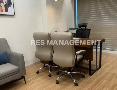 Fully Furnished office for Rent Sankalp iconic tower iscon ambli road 2 cabin 1 conference 