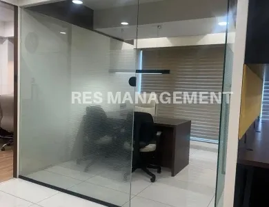 Fully Furnished office for Rent Sankalp iconic tower iscon ambli road 2 cabin 1 conference 