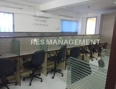 Fully Furnished office for Rent Prahladnagar 2 cabin 38 seating