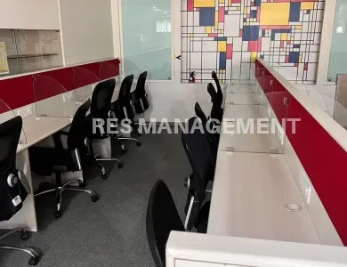 Fully Furnished office for Rent Sg Highway 700 Work station 35 cabin conference 42000 sq.ft.