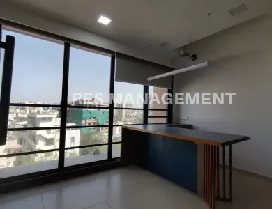 Fully Furnished office for Rent Bodakdev1 cabin Conference 12  seating