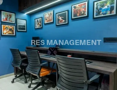 Fully Furnished office for Rent in Shyamal 1 cabin 8 seating
