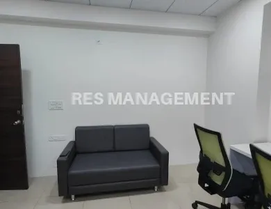 Fully Furnished office for Rent titanium Heights Prahladnagar 1 cabin 8 seating
