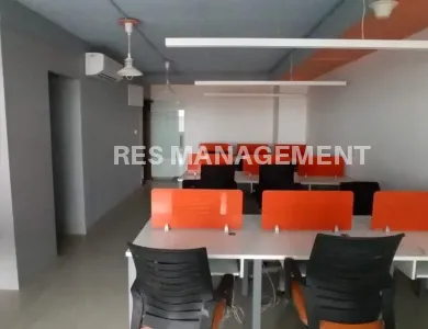 Fully Furnished office for Rent SG Highway 1 cabin conference 22 seating Shivalik Shilp