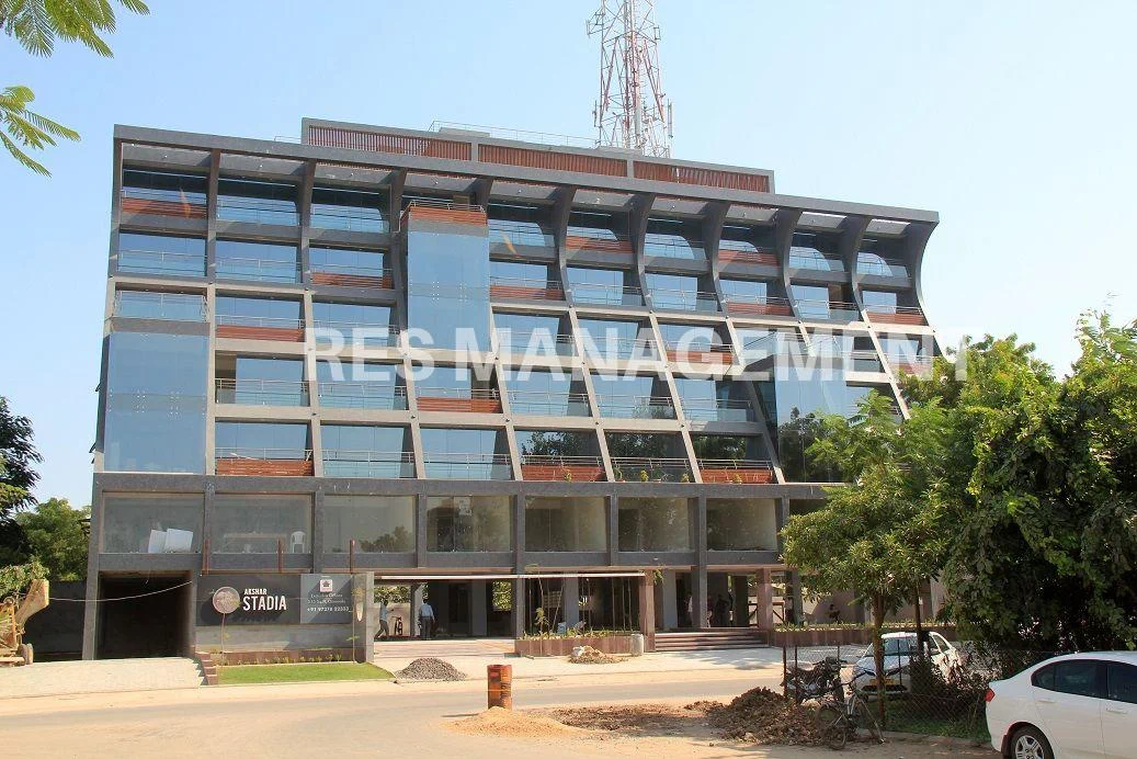 Akshar Stadia in Bodakdev, Ahmedabad