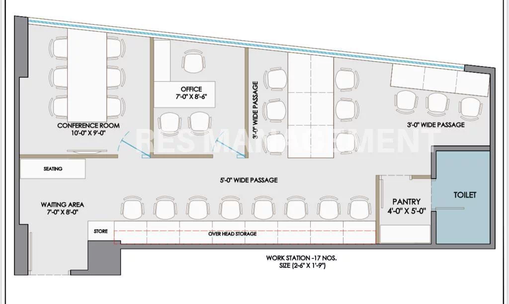 Furnished office On Rent Vastrapur 1027 ft