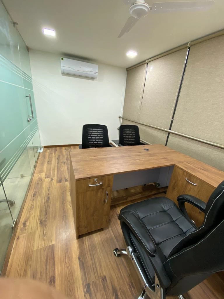 723 ft Fully Furnished Office For Rent with 2 cabin 8 seating at Keshavbaug