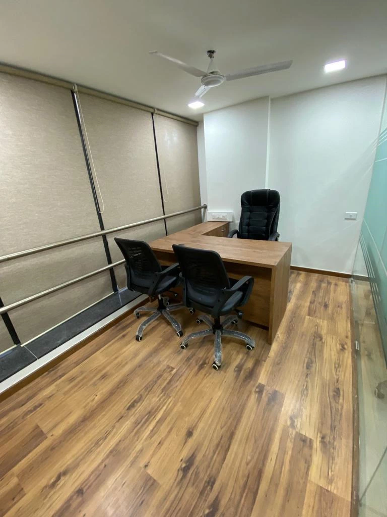 723 ft Fully Furnished Office For Rent with 2 cabin 8 seating at Keshavbaug