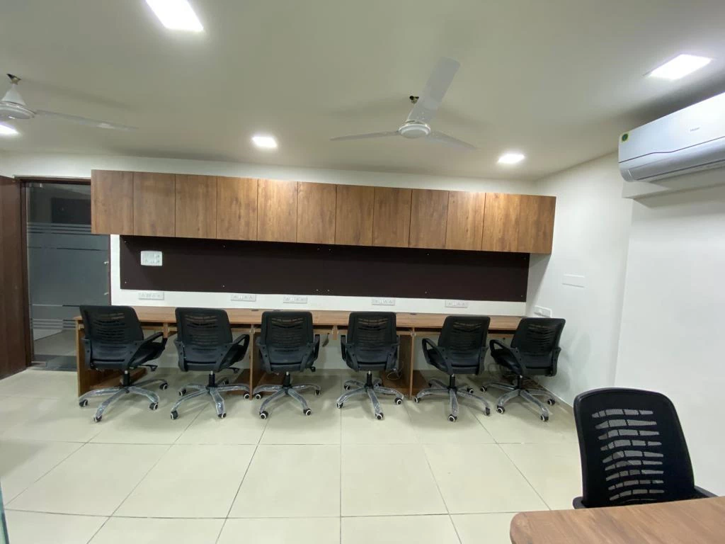 723 ft Fully Furnished Office For Rent with 2 cabin 8 seating at Keshavbaug