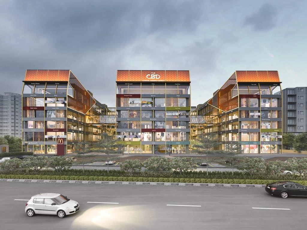 The CBD Shopping Centre in Zundal, Ahmedabad