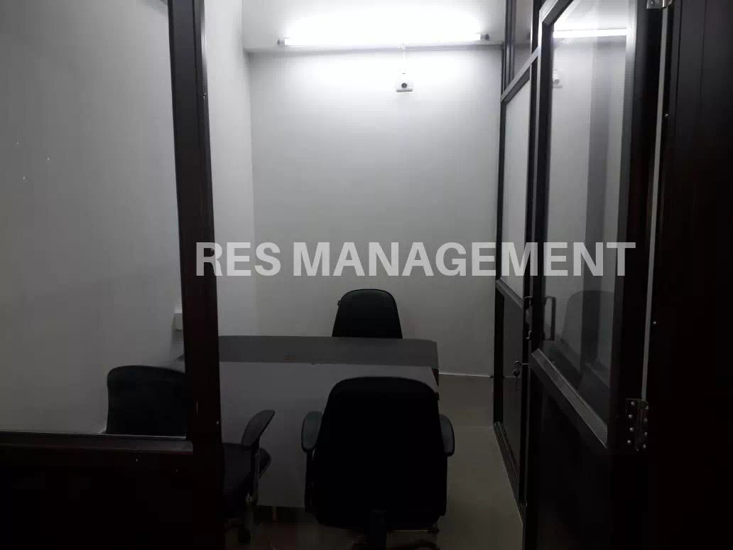 2 cabin 7 seating Fully furnished office for Rent Goyal palladium
