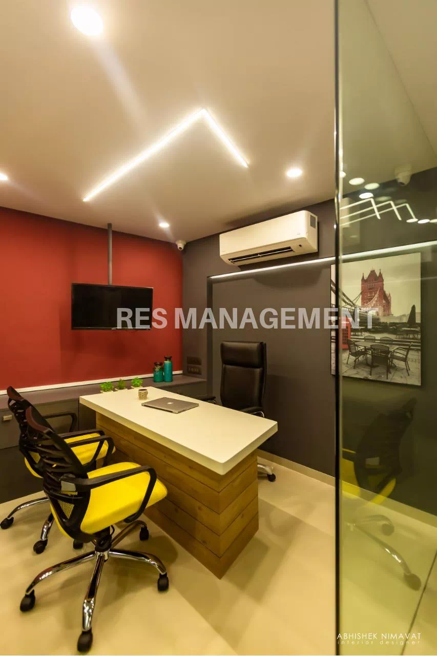 1255 ft office for rent fully furnished with 3 cabin conference 28 seating