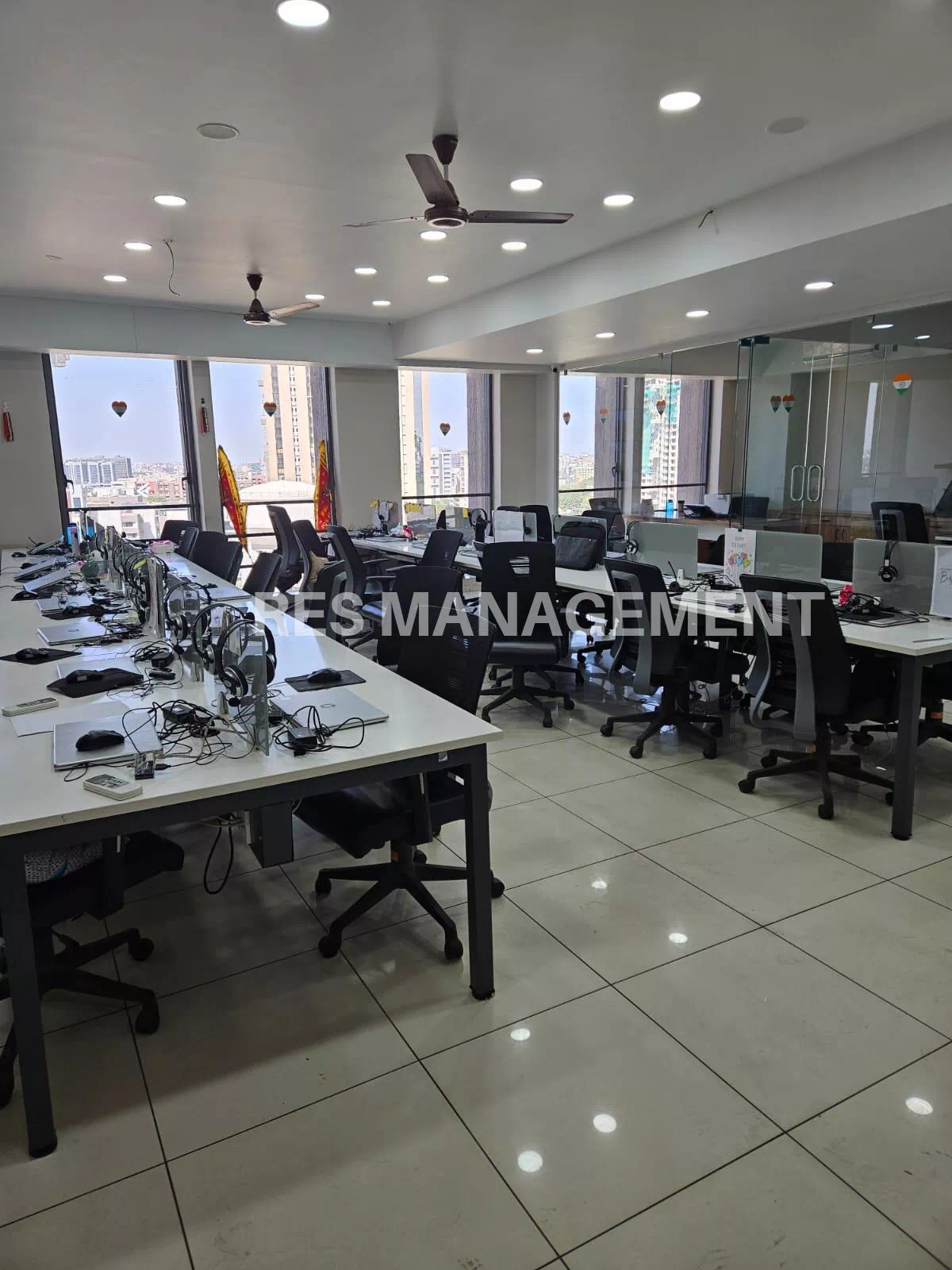 2337 ft Furnished Office For Rent Near Rajpath Club SG Highway